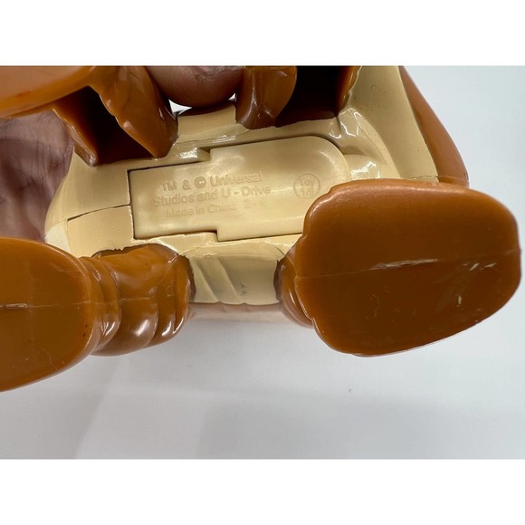 Vintage Little Foot & Ducky The Land Before Time Coin Piggy Bank 5.5" (Wendy's) - Picture 2 of 3